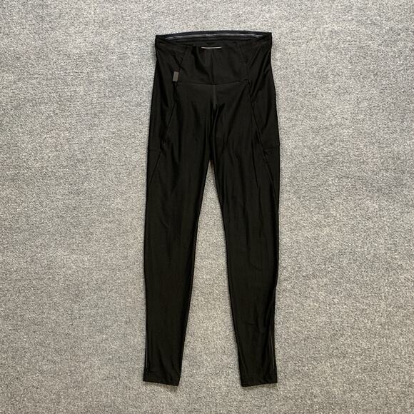 Rapha Leggings Womens S Small Black Reflective Cycling Activewear Pull On Pants - Picture 2 of 9